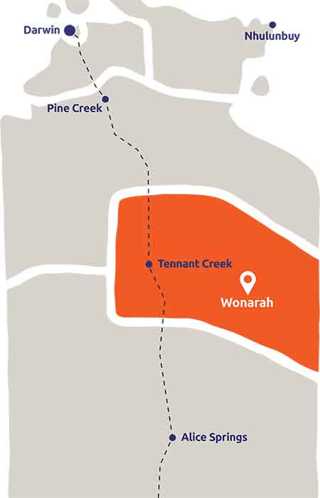 wonarah map